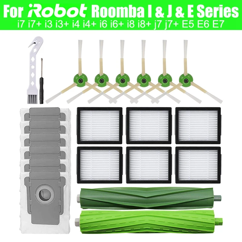 Accessories Replacement For Irobot Roomba I7 I7+ I3 I3+ I4 I4+ I6 I6+ I8 I8+ J7 J7+ E5 E6 E7 Robot Vacuum Cleaner
Accessories Replacement For Irobot Roomba I7 I7+ I3 I3+ I4 I4+ I6 I6+ I8 I8+ J7 J7+ E5 E6 E7 Robot Vacuum Cleaner