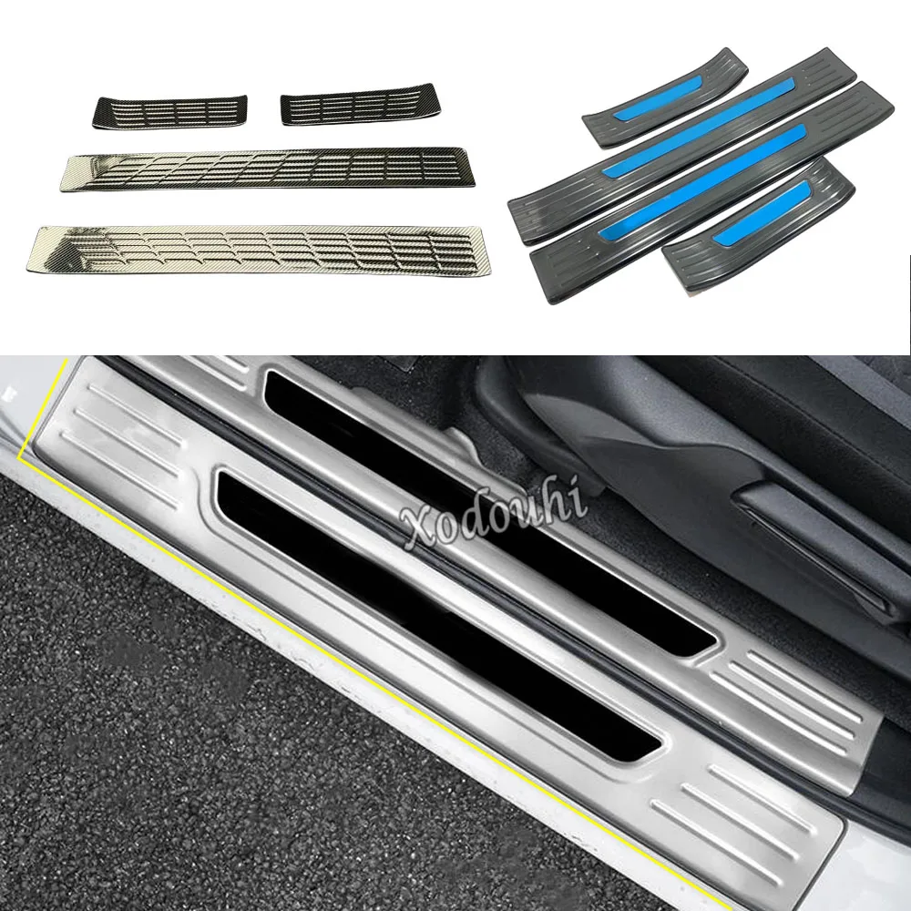 For Honda Fit Jazz 2020 2021 2022 2023 2024 Car Stainless Steel Pedal Door Scuff Plate Cover Threshold Stick Outside Part 4PCs
For Honda Fit Jazz 2020 2021 2022 2023 2024 Car Stainless Steel Pedal Door Scuff Plate Cover Threshold Stick Outside Part 4PCs