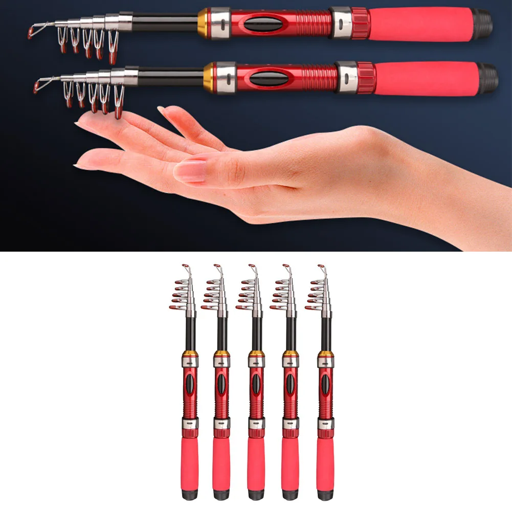 Telescopic Sea Fishing Rod FRP Ultra-Short Retractable Folding Luya Rod Fish Tackle Tools Fishing Accessories 1/1.2/1.5/1.7m
Telescopic Sea Fishing Rod FRP Ultra-Short Retractable Folding Luya Rod Fish Tackle Tools Fishing Accessories 1/1.2/1.5/1.7m