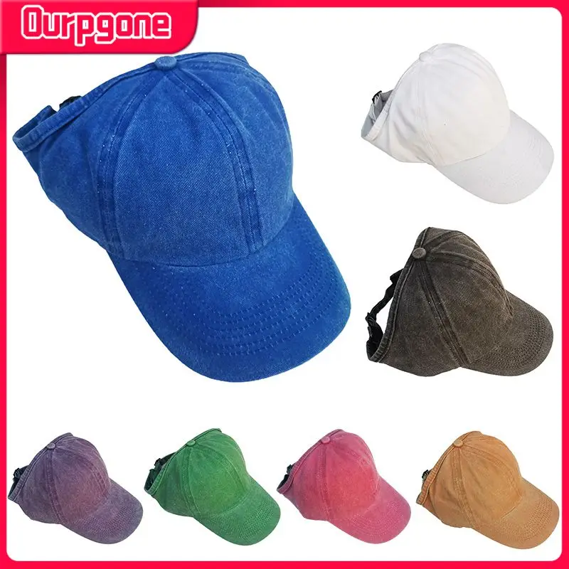 

Quick Dry Ponytail Baseball Caps Women Criss Cross Messy Bun Snapback Hat Ponycap Trucker Hats Adjustable Outdoor Sports 8
