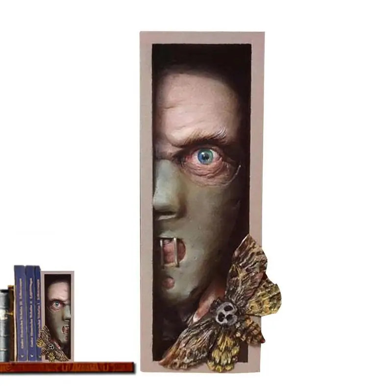 Halloween Peeping Bookends Scary Book Shelf Divider Realistic Detail Decorative Bookends Sculpture Bookshelf Decor Craftsmanship
Halloween Peeping Bookends Scary Book Shelf Divider Realistic Detail Decorative Bookends Sculpture Bookshelf Decor Craftsmanship