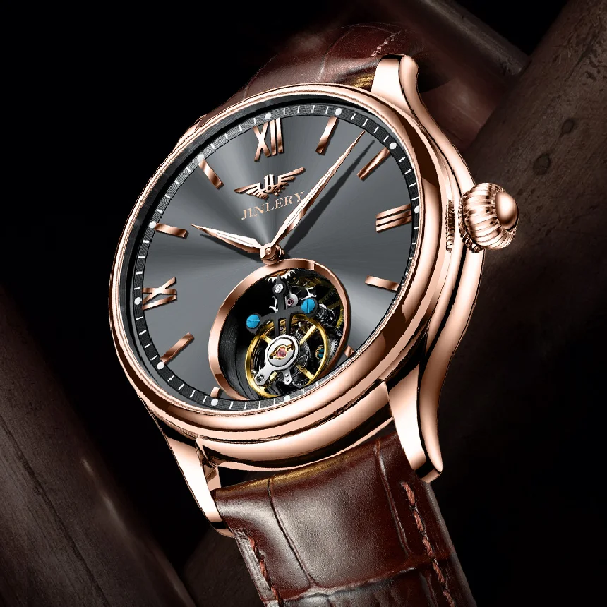 JINLERY Real Tourbillon Mechanical Watch for Men Waterproof Wristwatch Men Watches Luxury Men Watches Luminous Men Clock Male
JINLERY Real Tourbillon Mechanical Watch for Men Waterproof Wristwatch Men Watches Luxury Men Watches Luminous Men Clock Male