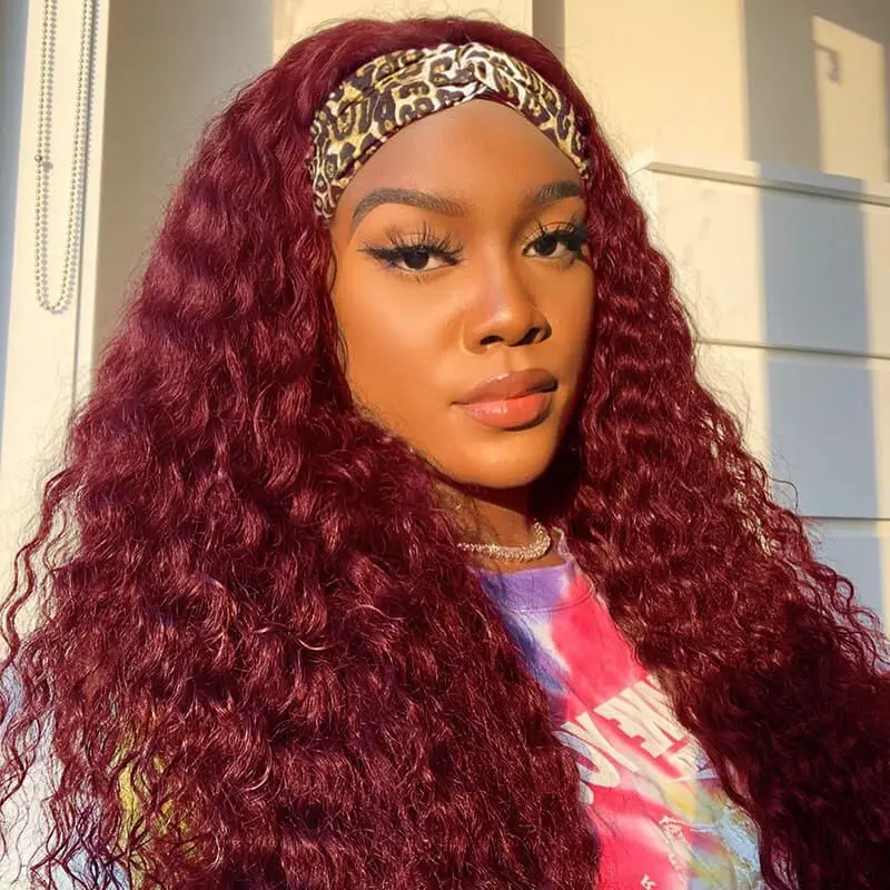 Gefily 13x4 Deep Curly Lace Frontal Wig Transparent 99J Burgundy Lace Front Wigs Red Colored HD Deep Wave Human Hair Wigs 26inch
Gefily 13x4 Deep Curly Lace Frontal Wig Transparent 99J Burgundy Lace Front Wigs Red Colored HD Deep Wave Human Hair Wigs 26inch