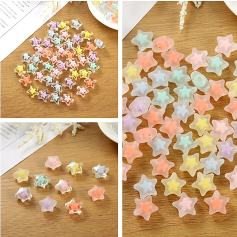 12mm Clear Frosted Acrylic Pentagram Beads DIY Necklace Bracelet Jewelry Accessories 20pcs
12mm Clear Frosted Acrylic Pentagram Beads DIY Necklace Bracelet Jewelry Accessories 20pcs