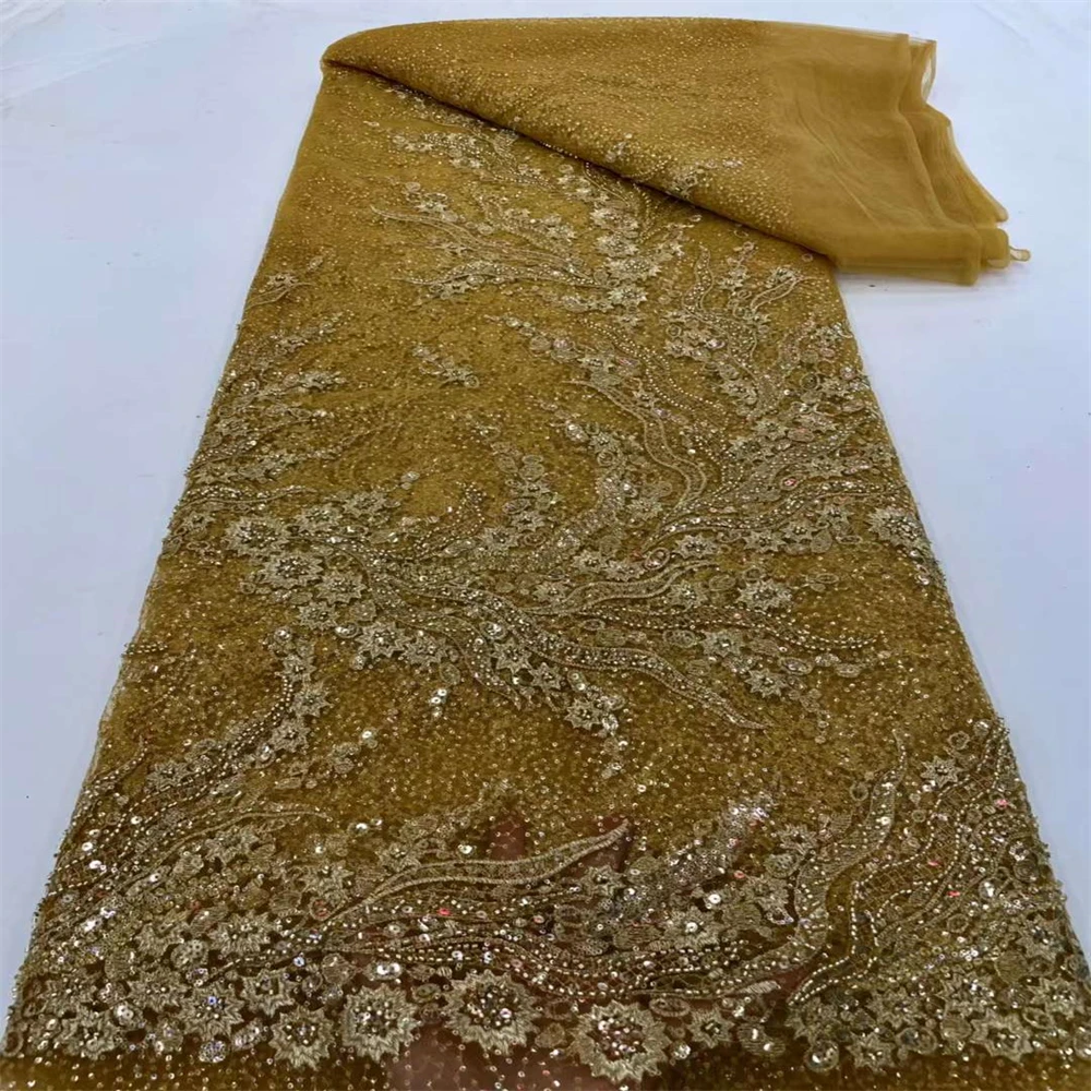 Luxury Sequence African Beads Lace Fabric 2023 Latest High Quality French Tulle Lace Embroidery With Sequins For Party Dress WS
Luxury Sequence African Beads Lace Fabric 2023 Latest High Quality French Tulle Lace Embroidery With Sequins For Party Dress WS