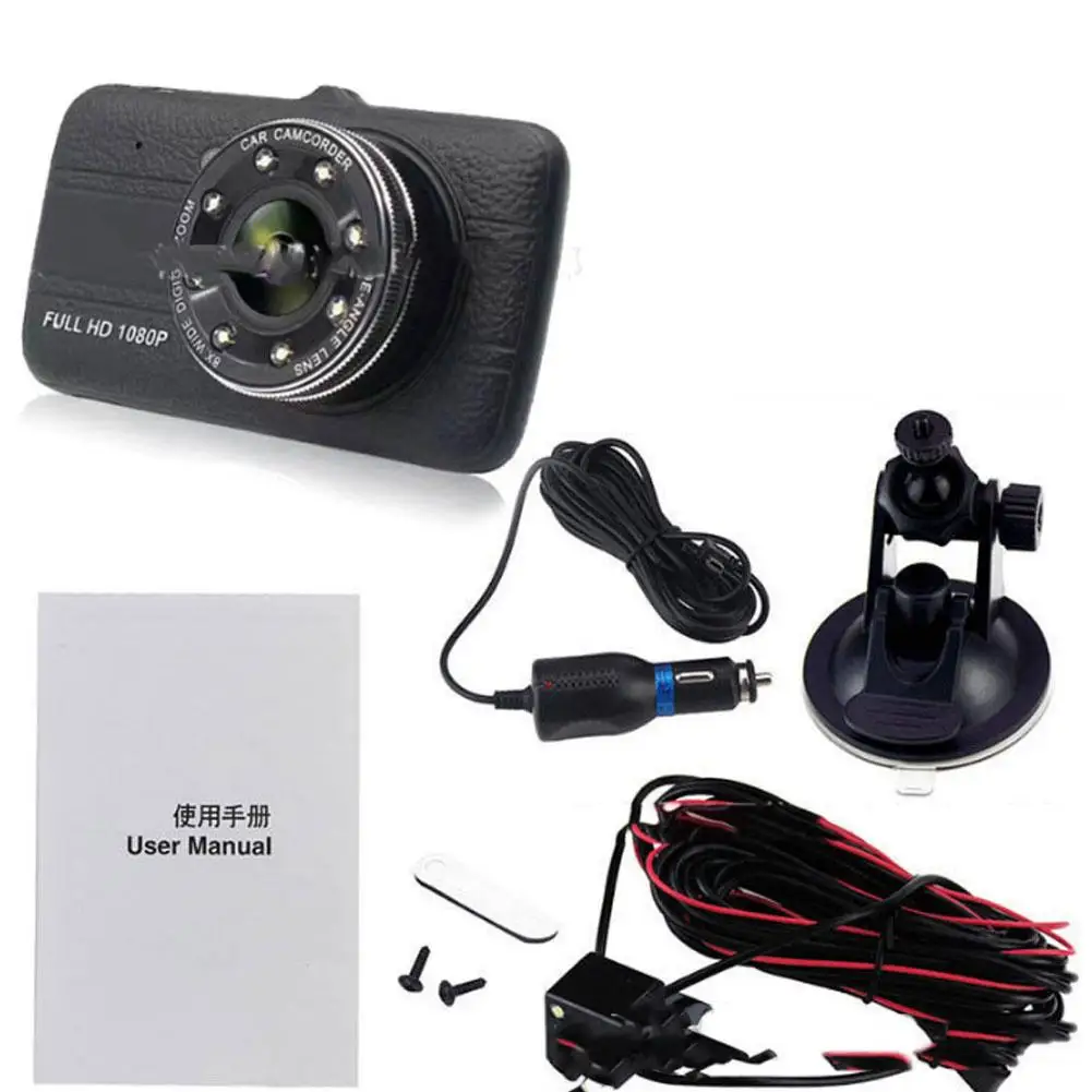 4-inch Car Driving Recorder 1080p High-definition Wide-angle Camera Led Fill-in Light Night Vision Dual Lens Hidden Dash Cam
4-inch Car Driving Recorder 1080p High-definition Wide-angle Camera Led Fill-in Light Night Vision Dual Lens Hidden Dash Cam