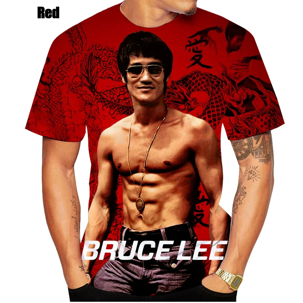 New Summer Hot Sale B-Bruce Lee Men's/women's Fashion Slim T-shirt 3D Printing T-shirt Short-sleeved T-shirt
New Summer Hot Sale B-Bruce Lee Men's/women's Fashion Slim T-shirt 3D Printing T-shirt Short-sleeved T-shirt
