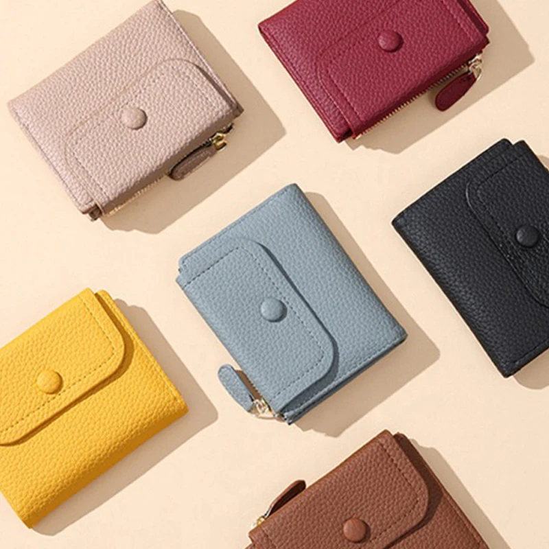 Women Small Wallet Mini PU Leather Female Purse Fashion Hasp Solid Color Card Holder Short Cute Coin Purse Slim And Small Wallet
Women Small Wallet Mini PU Leather Female Purse Fashion Hasp Solid Color Card Holder Short Cute Coin Purse Slim And Small Wallet