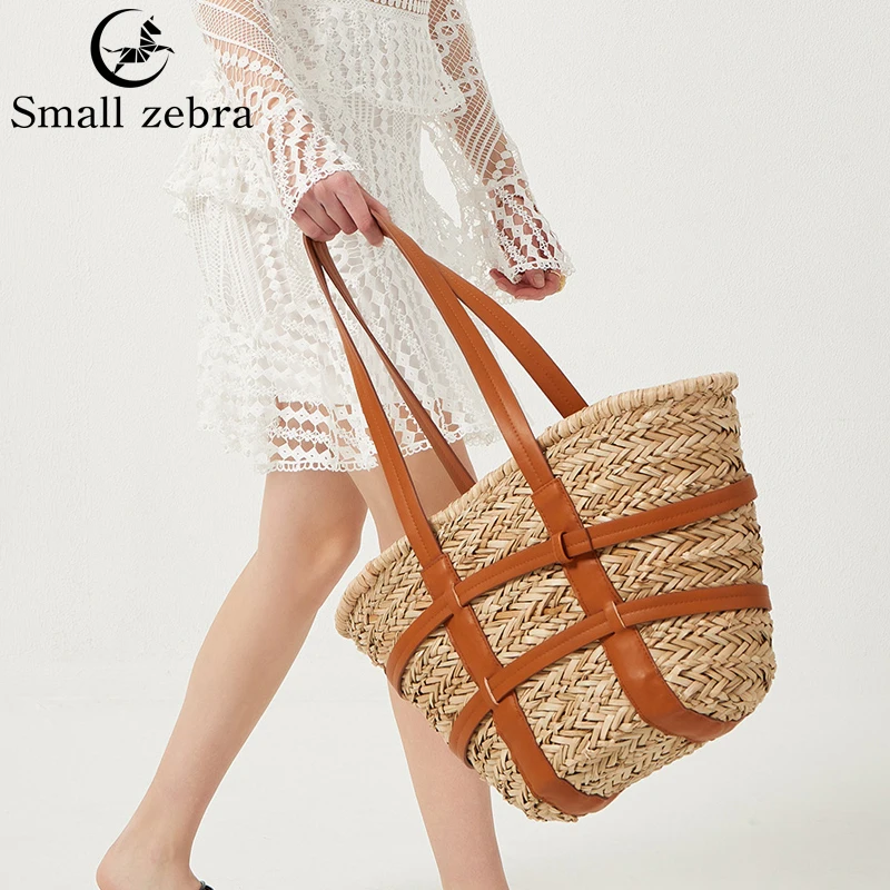 Spring And Summer New Handmade Straw Bag Large-Capacity One-Shoulder Hand-Held Rattan Bag Spring And Summer Beach Handbag
Spring And Summer New Handmade Straw Bag Large-Capacity One-Shoulder Hand-Held Rattan Bag Spring And Summer Beach Handbag