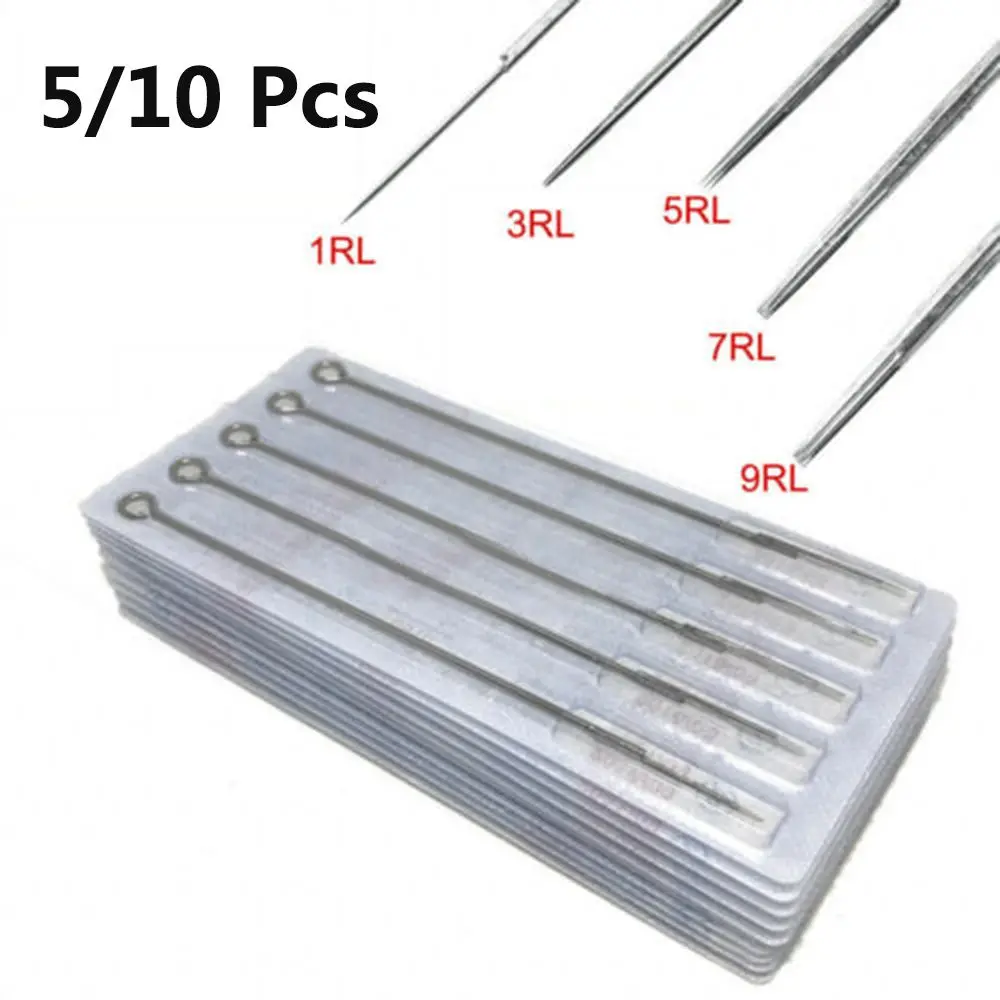 Pcs Fashio Standard Length Disposable Tattoo Supplies Stainless Steel Tattoo Needles Sterile Needles 1/3/5/7/9/11 RL
Pcs Fashio Standard Length Disposable Tattoo Supplies Stainless Steel Tattoo Needles Sterile Needles 1/3/5/7/9/11 RL