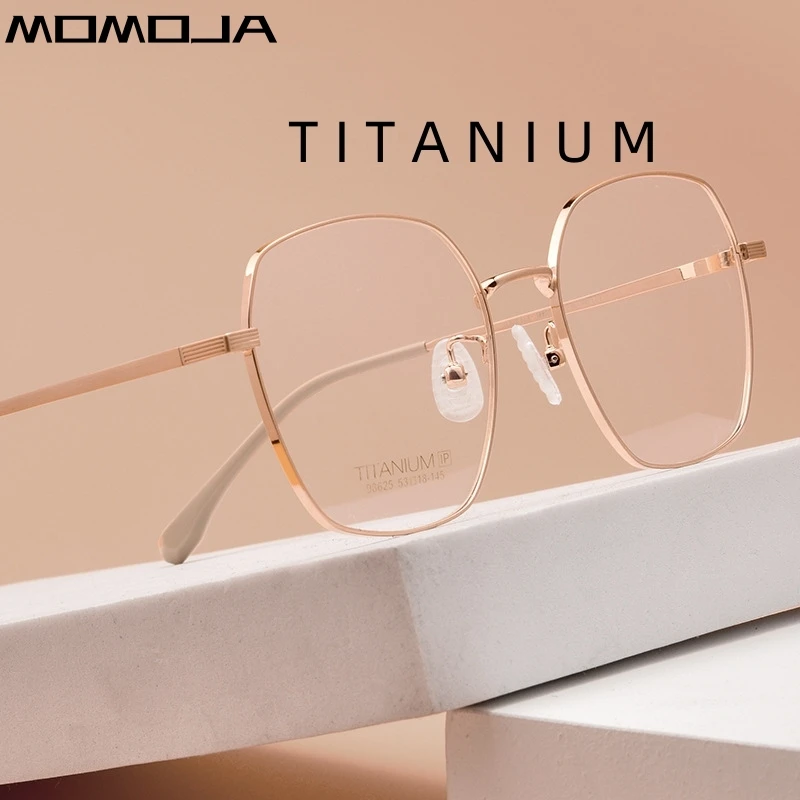 MOMOJA New Fashion Eyewear Ultra Light Retro Polygonal Titanium Eyeglasses Optical Prescription Glasses Frame For Women 98625A
MOMOJA New Fashion Eyewear Ultra Light Retro Polygonal Titanium Eyeglasses Optical Prescription Glasses Frame For Women 98625A