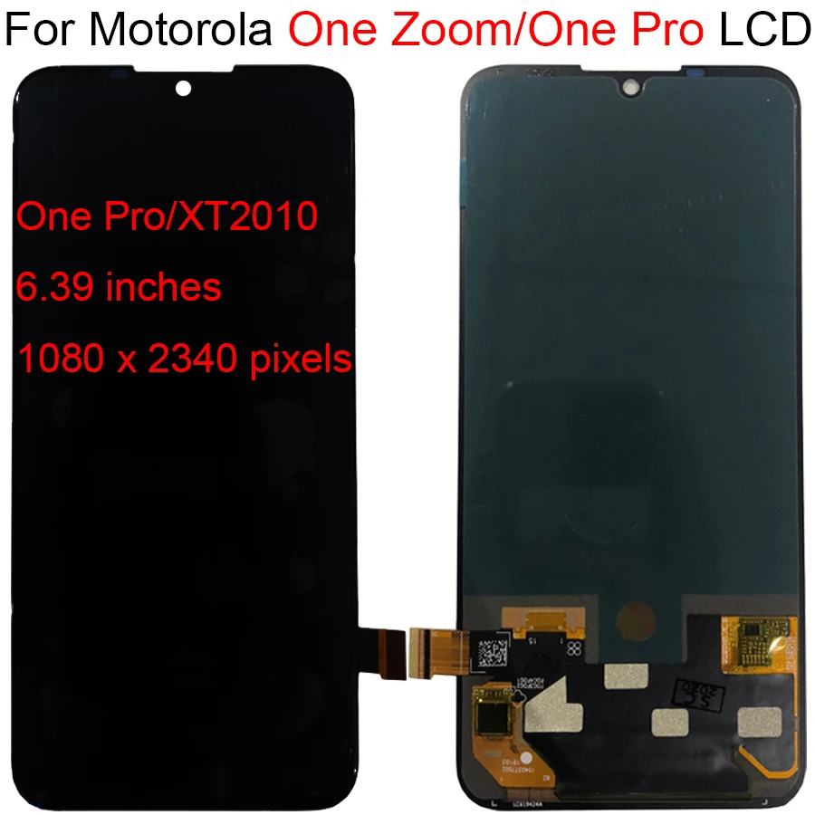 Original fingerprint 6.39" For Moto One Zoom XT2010 Xt12010-1 Lcd Screen Display Touch Glass Digitizer Assembly For Moto One Pro
Original fingerprint 6.39" For Moto One Zoom XT2010 Xt12010-1 Lcd Screen Display Touch Glass Digitizer Assembly For Moto One Pro