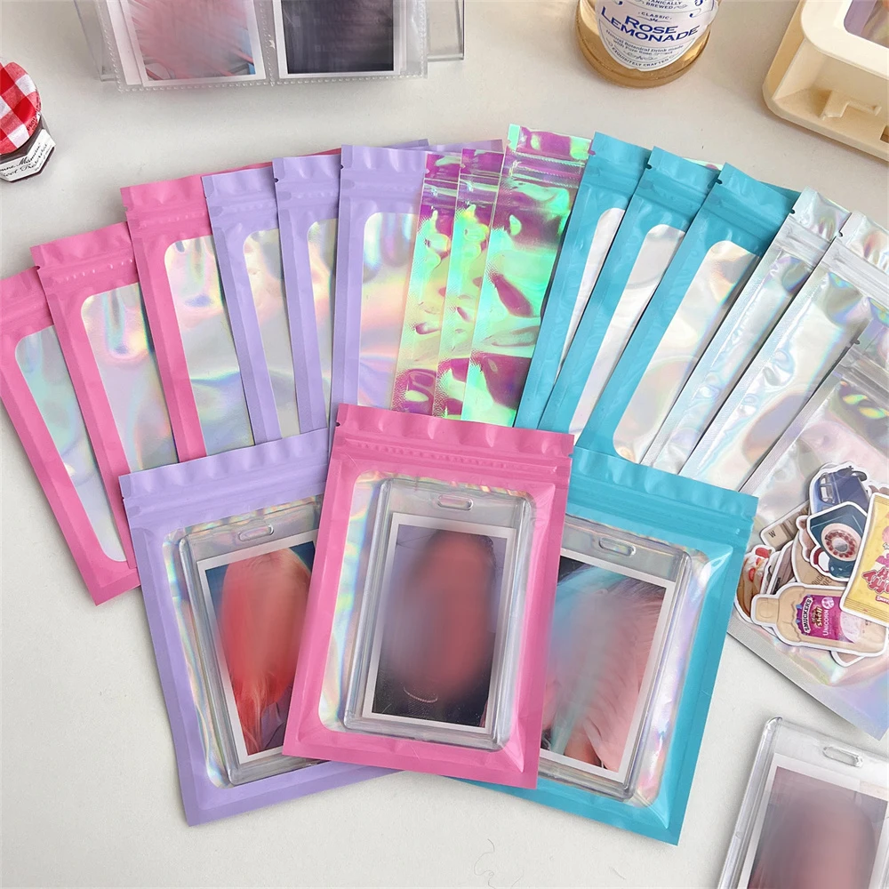 20/50Pcs 10 Size Thicken Ziplock Bags Holographic Laser Color Plastic Pouch For DIY Jewelry Retail Storage Pouch Zip Lock Bag
20/50Pcs 10 Size Thicken Ziplock Bags Holographic Laser Color Plastic Pouch For DIY Jewelry Retail Storage Pouch Zip Lock Bag
