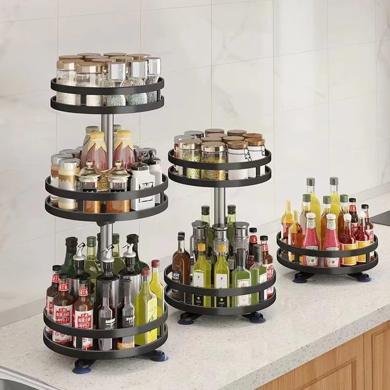 1/2/3Layers 360 Rotatable Tray Spice Jar Plate Kitchen Storage Rack Shelf Seasoning Condiment Holder Container Organize
1/2/3Layers 360 Rotatable Tray Spice Jar Plate Kitchen Storage Rack Shelf Seasoning Condiment Holder Container Organize