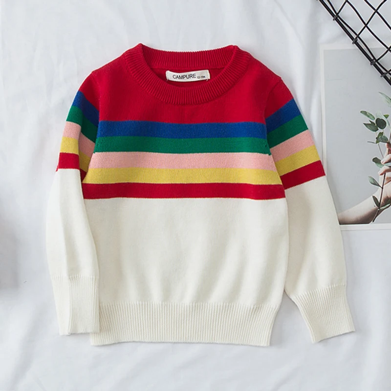 Kids Baby Boys Girls Stripe Pullover Sweaters New Spring Autumn Kids Baby Boys Girls Long Sleeve Knit Children's Sweaters
Kids Baby Boys Girls Stripe Pullover Sweaters New Spring Autumn Kids Baby Boys Girls Long Sleeve Knit Children's Sweaters