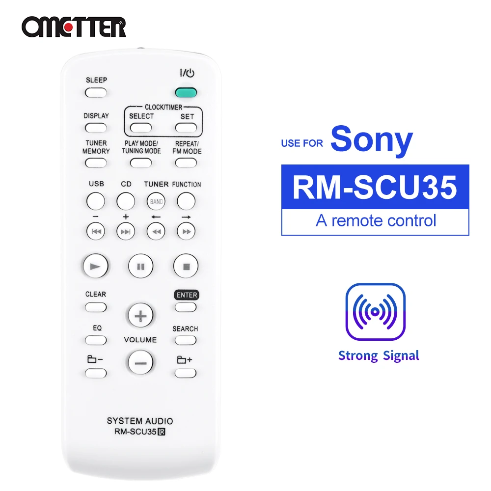 NEW RM-SCU35 Remote Control For SONY CMT-U1BT HCD-U1B SS-CU1BT CMTU1BT HCDU1B SSCU1BT CD HIFI System Audio
NEW RM-SCU35 Remote Control For SONY CMT-U1BT HCD-U1B SS-CU1BT CMTU1BT HCDU1B SSCU1BT CD HIFI System Audio