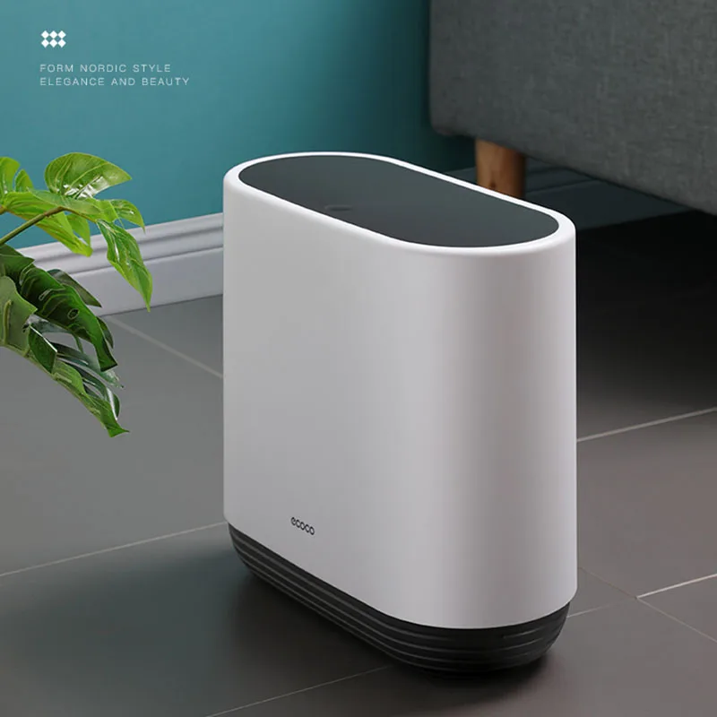 ecoco Luxury Waste Bins Waterproof Plastic Creative Press Bathroom Waste Bins White Cubo Reciclaje Household Products DG50WB
ecoco Luxury Waste Bins Waterproof Plastic Creative Press Bathroom Waste Bins White Cubo Reciclaje Household Products DG50WB