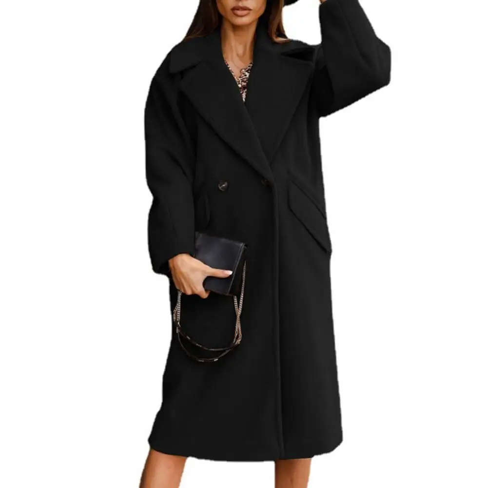 Chic Winter Overcoat Elegant Autumn Coat Cardigan Notch Collar Autumn Coat Thermal
Chic Winter Overcoat Elegant Autumn Coat Cardigan Notch Collar Autumn Coat Thermal