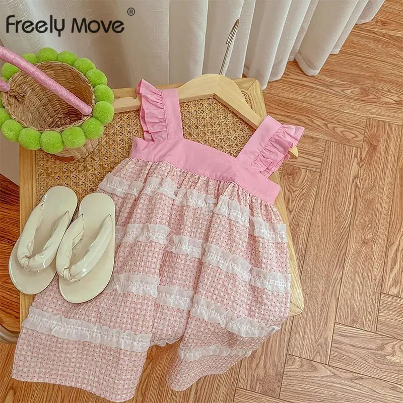 Summer Baby Girl Clothes Ruffles Suspender Sleeveless Dress Costume for Toddler Girl Baby Birthday Kids Dress Clothing
Summer Baby Girl Clothes Ruffles Suspender Sleeveless Dress Costume for Toddler Girl Baby Birthday Kids Dress Clothing
