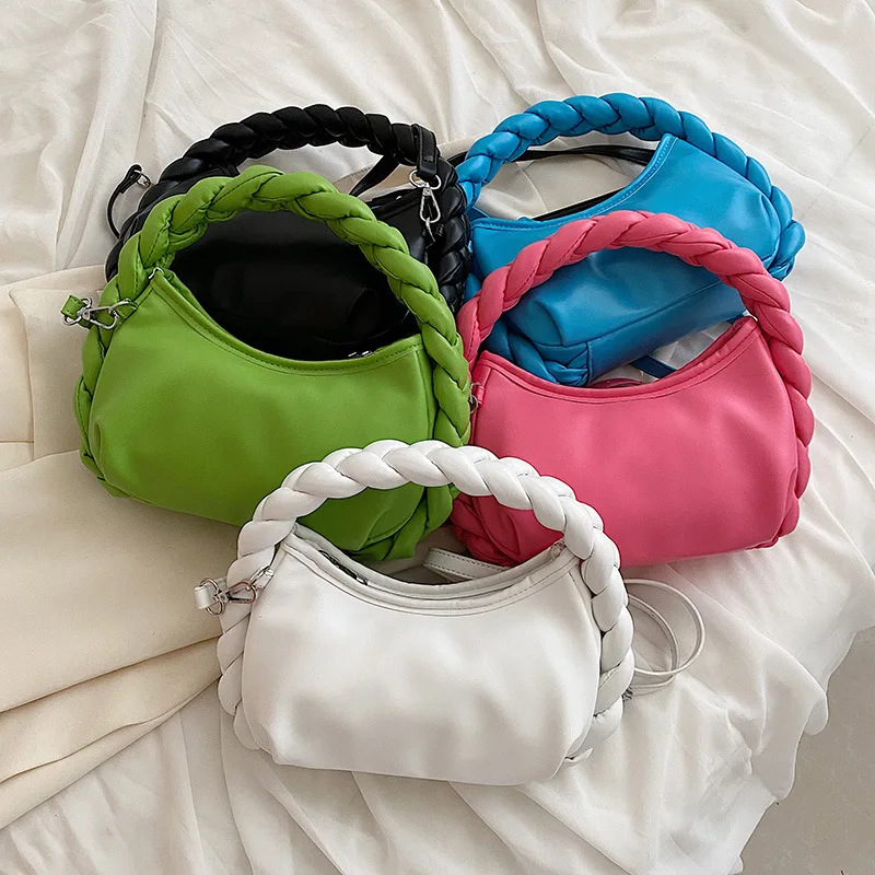 2022 New Woman Bag Weave Handle Cute Design Handbag Leather Clutch Purse Small Shoulder Bags For Woman Chain Crossbody Bag
2022 New Woman Bag Weave Handle Cute Design Handbag Leather Clutch Purse Small Shoulder Bags For Woman Chain Crossbody Bag