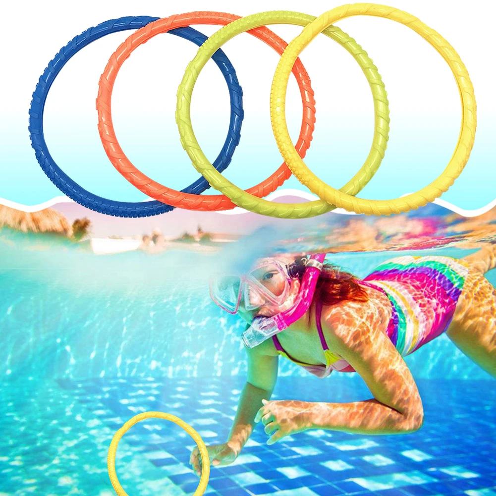 4Pcs Diving Game Toys Set Swimming Pool Throwing Toy Dive Swim Rings Circle Underwater Kids Summer Gift Beach Pool Accessories
4Pcs Diving Game Toys Set Swimming Pool Throwing Toy Dive Swim Rings Circle Underwater Kids Summer Gift Beach Pool Accessories