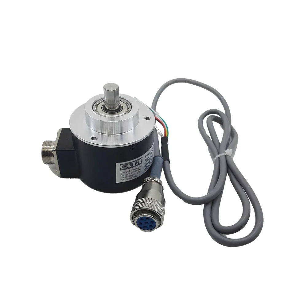 7 pin aeronautical plug 1000ppr 10mm solid shaft GHS58-10C1000BMP526 rotary encoder for testing machine
7 pin aeronautical plug 1000ppr 10mm solid shaft GHS58-10C1000BMP526 rotary encoder for testing machine
