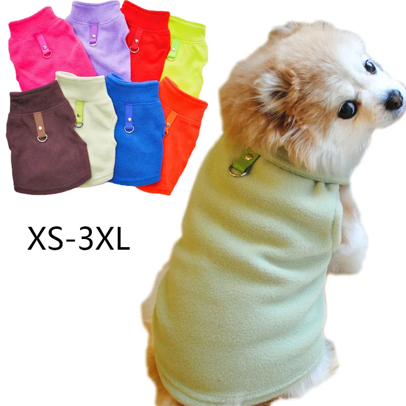 Dog Clothes Autumn Winter Fleece Dog Vest Puppy Cat Sleeveless Shirt Hoodie Clothing D-Ring Pet Sweatshirt For Small Dogs Yorkie
Dog Clothes Autumn Winter Fleece Dog Vest Puppy Cat Sleeveless Shirt Hoodie Clothing D-Ring Pet Sweatshirt For Small Dogs Yorkie