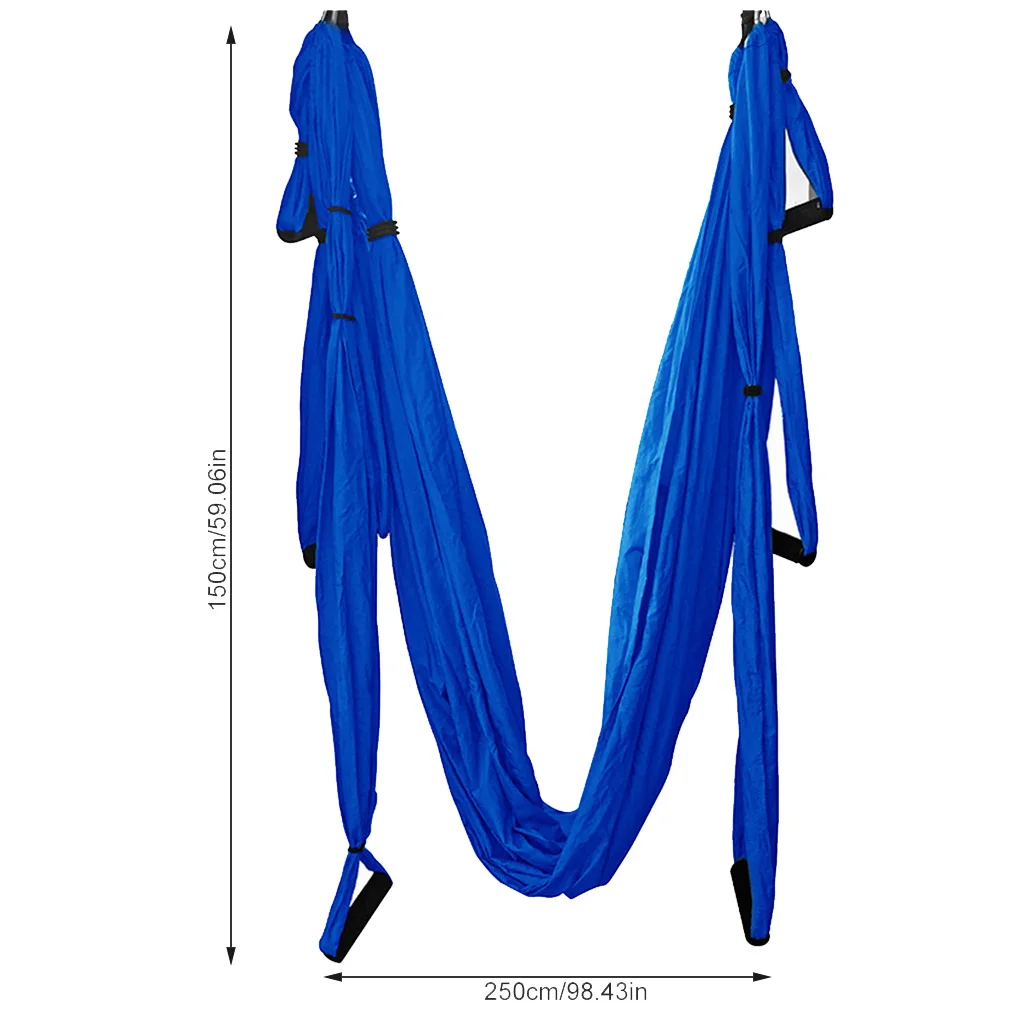 Yoga Hammock Set Aerial Anti-Gravity Indoor Swing Hanging Back Inversion Sling for Exercises Dark Blue
Yoga Hammock Set Aerial Anti-Gravity Indoor Swing Hanging Back Inversion Sling for Exercises Dark Blue