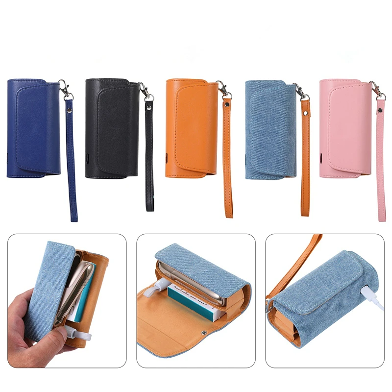 Portable PU Leather Storage Bag For IQOS 3.0 Duo & IQOS 3.0 Large Capacity Case Pod Container Protective Shell Pack with Lanyard
Portable PU Leather Storage Bag For IQOS 3.0 Duo & IQOS 3.0 Large Capacity Case Pod Container Protective Shell Pack with Lanyard