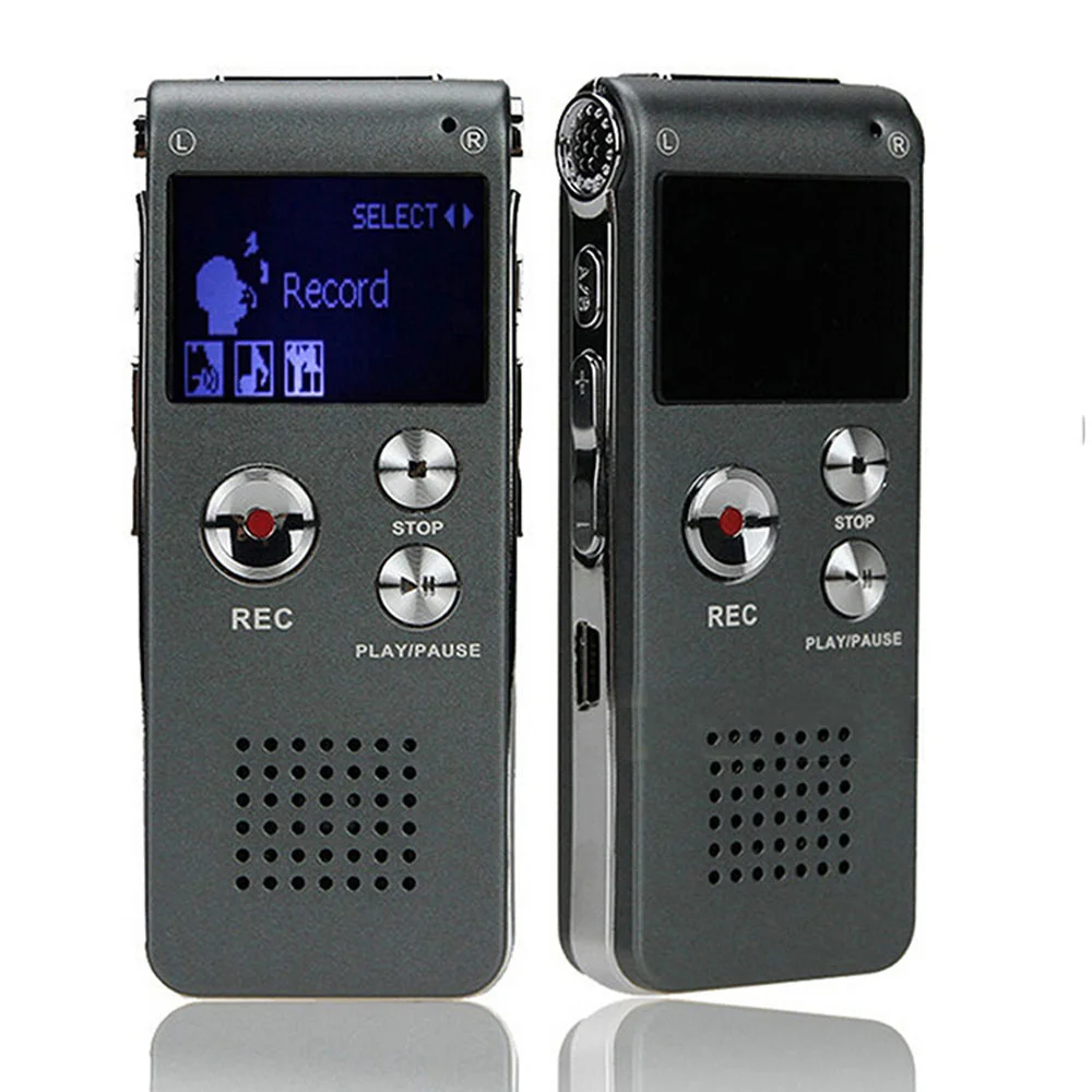 

003 Portable LCD Screen 8GB Digital Voice Recorder Telephone Audio Recorder MP3 Player Dictaphone 609 Factory Sale Favourite
