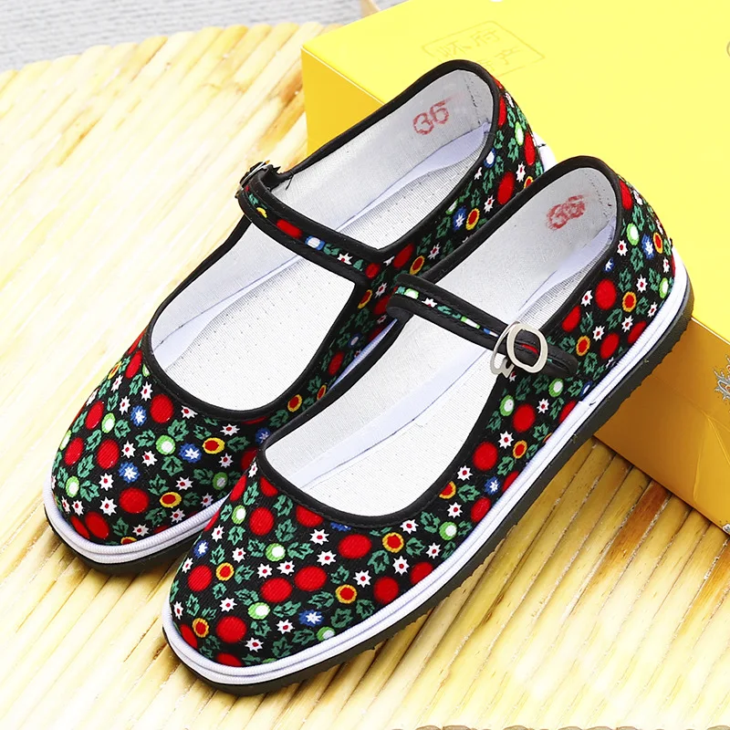 Spring and Autumn Ethnic Style Color Old Beijing One Word Belt Women Cloth Shoes Low Price Sale Casual Comfortable Women's Shoes
Spring and Autumn Ethnic Style Color Old Beijing One Word Belt Women Cloth Shoes Low Price Sale Casual Comfortable Women's Shoes