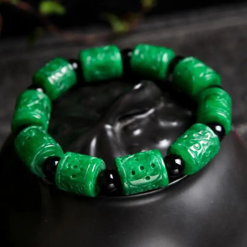 Natural Green Jade Bracelet Real Burma Jadeite Bangle Men Women Healing Jewelry Genuine Emerald Jades Stone Amulet Bracelets
Natural Green Jade Bracelet Real Burma Jadeite Bangle Men Women Healing Jewelry Genuine Emerald Jades Stone Amulet Bracelets