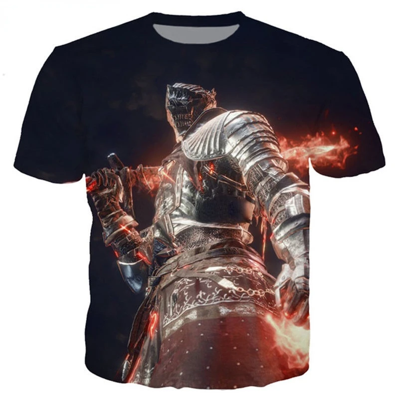 Hot Game Dark Souls 2 3D Graphic T-shirt Men Women Fashion Casual Short Sleeve Harajuku Style Streetwear Tops Tee Clothing 
Hot Game Dark Souls 2 3D Graphic T-shirt Men Women Fashion Casual Short Sleeve Harajuku Style Streetwear Tops Tee Clothing