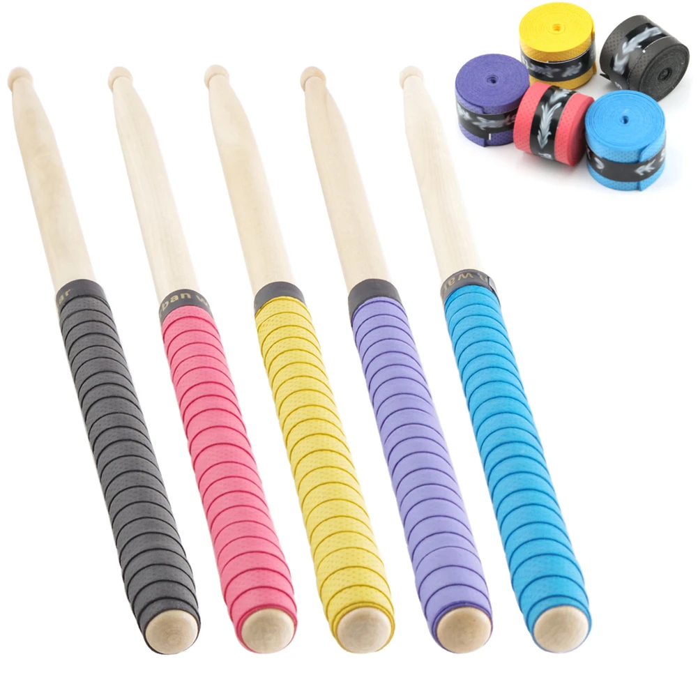 Drumstick Grips Wrap Tape Sport Anti-slip Badminton Grips For 7A 5A 5B 7B Drumsticks 110cm/43in 2.5cm/0.98in High Quality
Drumstick Grips Wrap Tape Sport Anti-slip Badminton Grips For 7A 5A 5B 7B Drumsticks 110cm/43in 2.5cm/0.98in High Quality