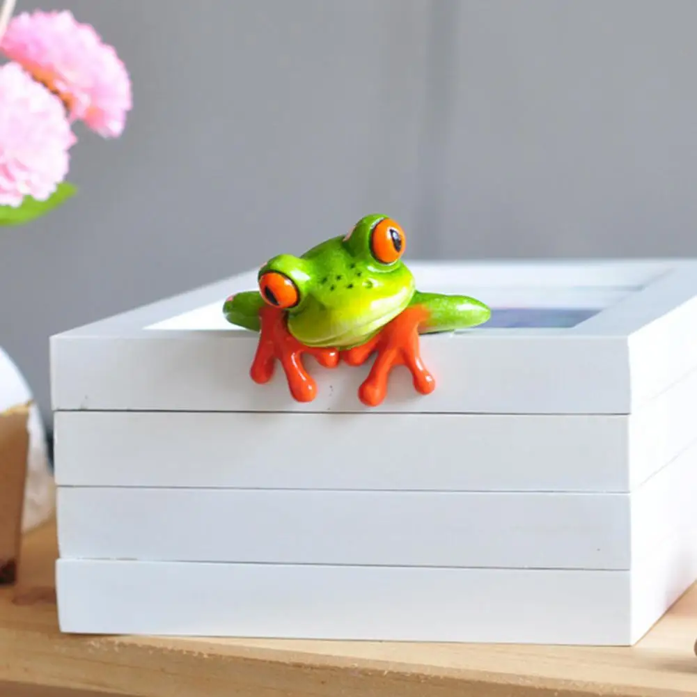 Delicate Frog Statue Decor Vivid Lightweight Animal Model Figure Toy Frog Sculpture Frog Computer Decoration
Delicate Frog Statue Decor Vivid Lightweight Animal Model Figure Toy Frog Sculpture Frog Computer Decoration