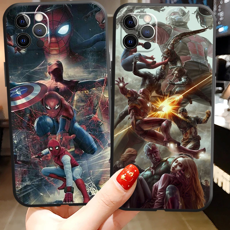 Marvel Avengers Phone Cases For iPhone 11 12 Pro MAX 6S 7 8 Plus XS MAX 12 13 Mini X XR SE 2020 Soft TPU Coque Back Cover
Marvel Avengers Phone Cases For iPhone 11 12 Pro MAX 6S 7 8 Plus XS MAX 12 13 Mini X XR SE 2020 Soft TPU Coque Back Cover