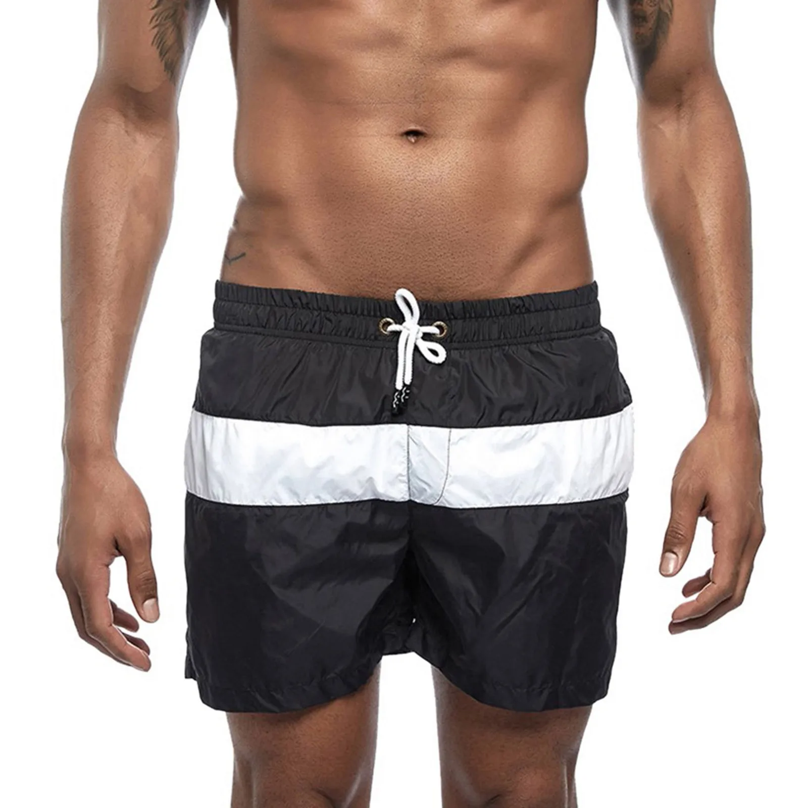 Men's Summer Drawstring Splicing Sports Pants Pure Color Swimming Trousers Beach Surfing Shorts Gym Sport Running Short Pants
Men's Summer Drawstring Splicing Sports Pants Pure Color Swimming Trousers Beach Surfing Shorts Gym Sport Running Short Pants