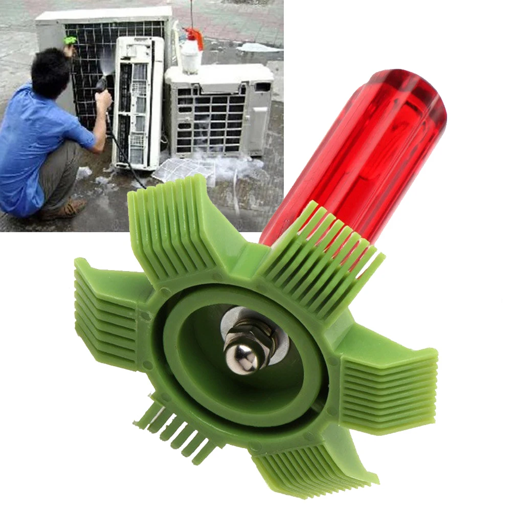 

Car A/C Radiator Condenser Evaporator Fin Coil Comb Air Conditioner Coil Straightener Cleaning Tool Auto Cooling System
