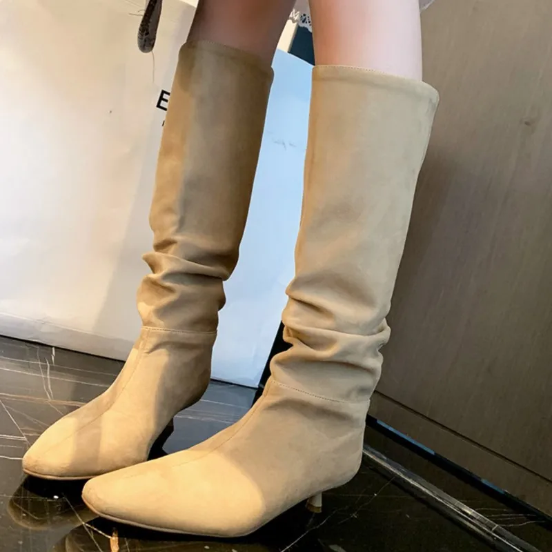 Dilalula Thin Heels Women Knee High Boots Autumn Winter Party Casual Office Shoes Woman Fashion Concise Long Boots Newest
Dilalula Thin Heels Women Knee High Boots Autumn Winter Party Casual Office Shoes Woman Fashion Concise Long Boots Newest