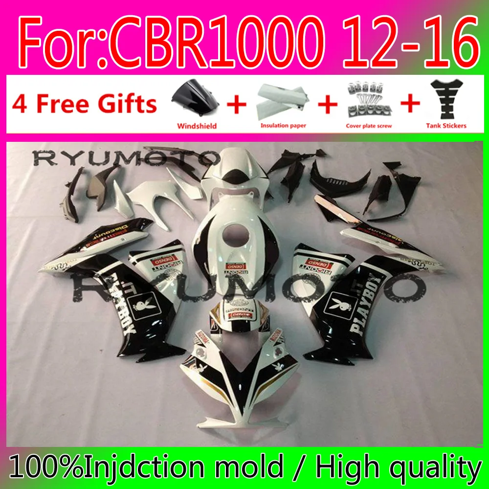 New ABS Motorcycle Fairings Kit Fit For Honda CBR100012 16 fairings CBR1000 12-16 Fairing CBR1000 2012-2016 fairing black white
New ABS Motorcycle Fairings Kit Fit For Honda CBR100012 16 fairings CBR1000 12-16 Fairing CBR1000 2012-2016 fairing black white