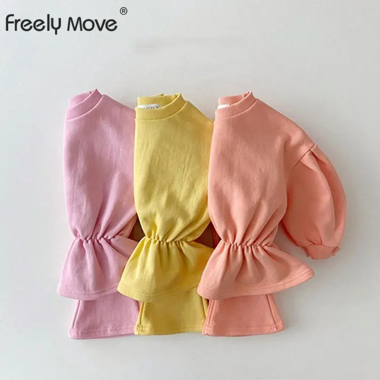 Freely Move Solid Long Sleeve Children Casual Ruffle Sweatshirt+Pants 2 Pcs Kids Toddler Girls Clothes Set Spring Clothing Suit
Freely Move Solid Long Sleeve Children Casual Ruffle Sweatshirt+Pants 2 Pcs Kids Toddler Girls Clothes Set Spring Clothing Suit