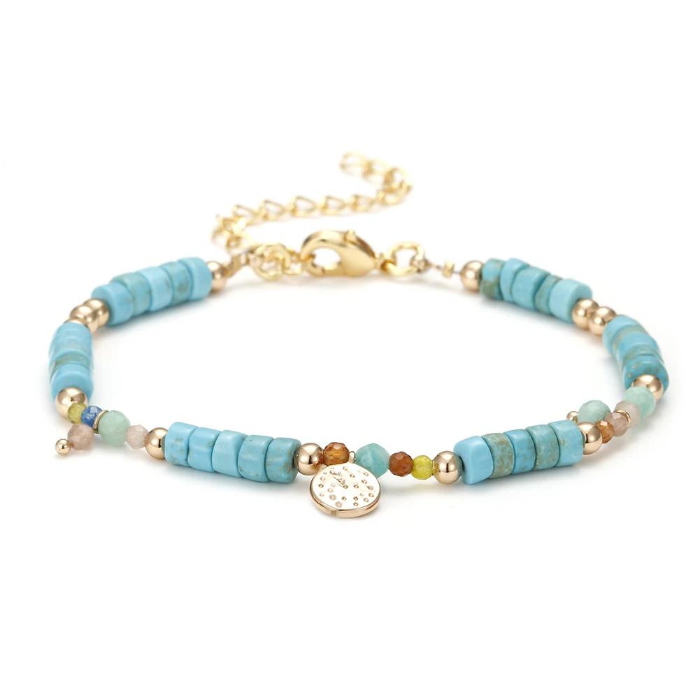 Enosola Original Design Natural Stone Shell Beads Bracelet Bohemian Fashion Women Simple Holiday Beach Jewelry Gold Color Disc
Enosola Original Design Natural Stone Shell Beads Bracelet Bohemian Fashion Women Simple Holiday Beach Jewelry Gold Color Disc