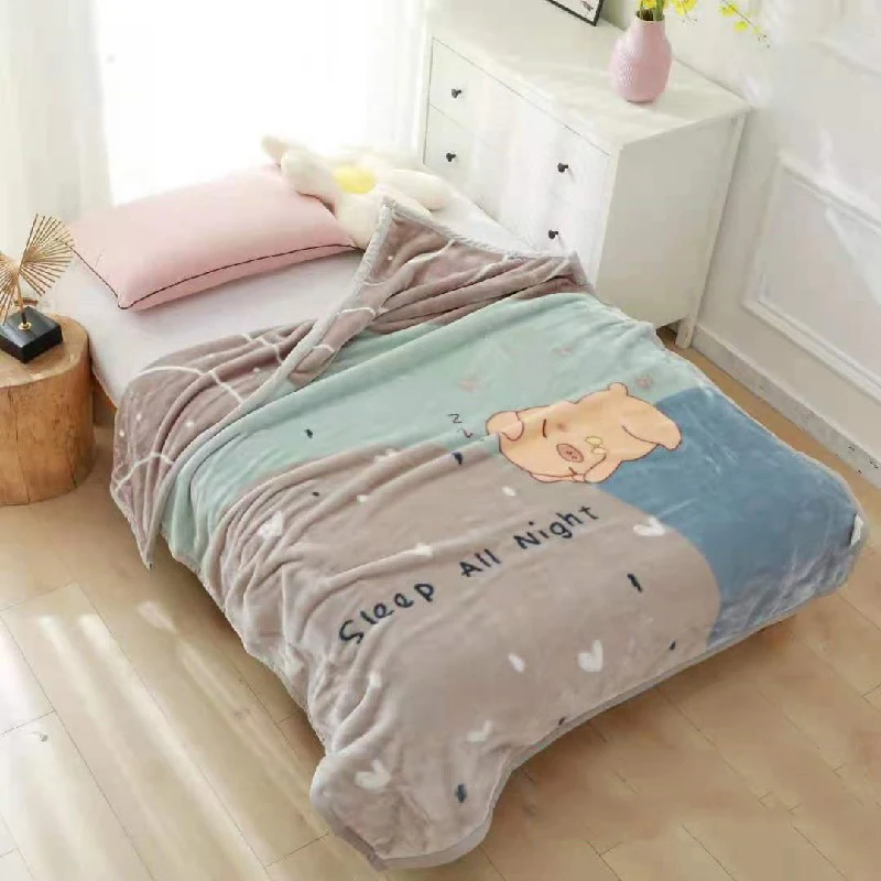 Cartoon Style Child Double Layer Flannel Blanket Student Quilt Thicken Warm Baby Blanket Autumn Winter Nap Blanket Home Sheets
Cartoon Style Child Double Layer Flannel Blanket Student Quilt Thicken Warm Baby Blanket Autumn Winter Nap Blanket Home Sheets