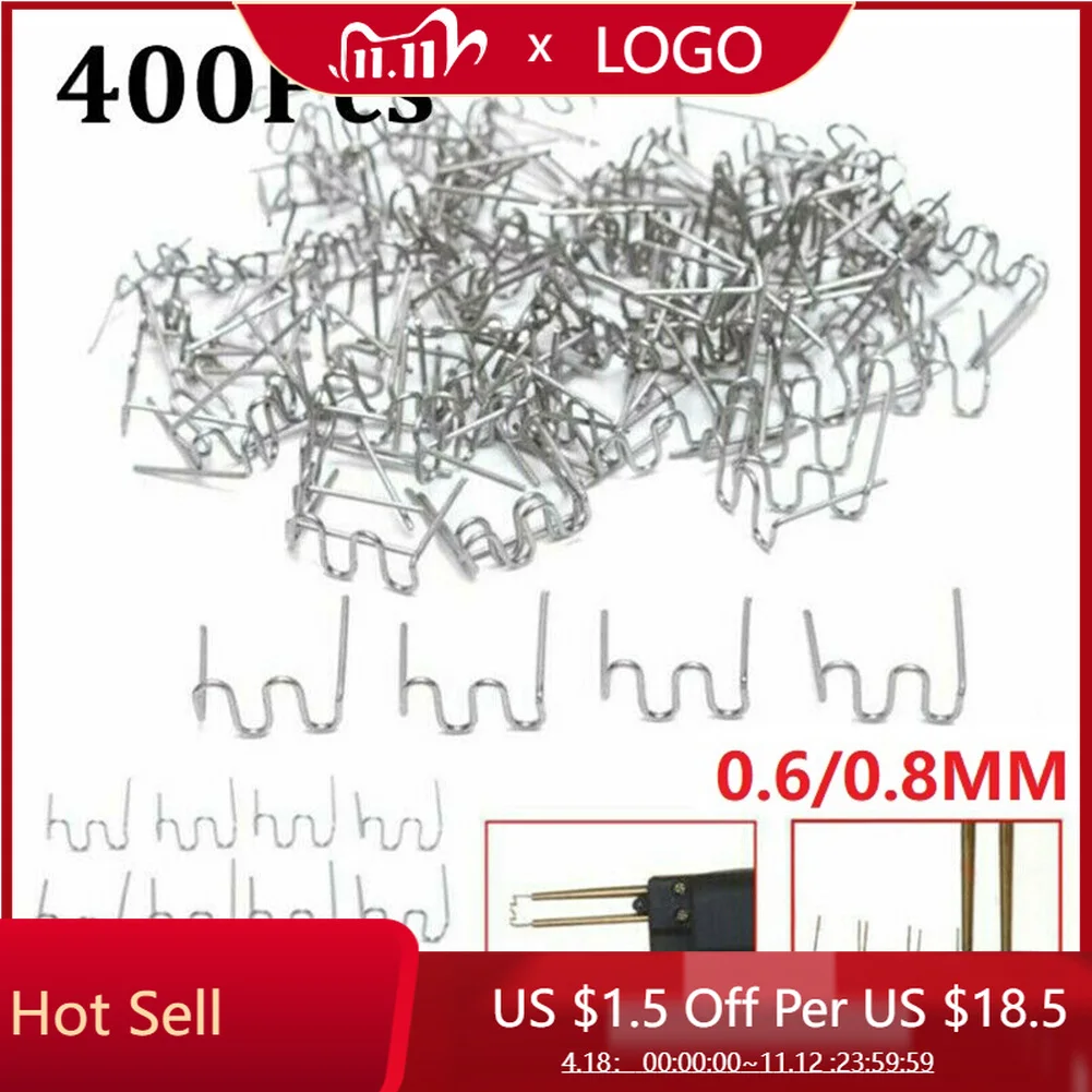 400pcs 0.6/0.8mm Hot Stapler Staples Welding Wave Staples ForPlastic Stapler Repair Kit Soldering Tools
400pcs 0.6/0.8mm Hot Stapler Staples Welding Wave Staples ForPlastic Stapler Repair Kit Soldering Tools