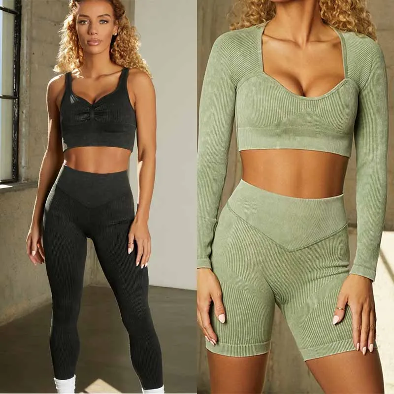 Seamless Women Yoga Set Workout Set Gym Bra High Waist Running Leggings Sport Suit Fitness Crop Top Biker Shorts Workout Wear
Seamless Women Yoga Set Workout Set Gym Bra High Waist Running Leggings Sport Suit Fitness Crop Top Biker Shorts Workout Wear