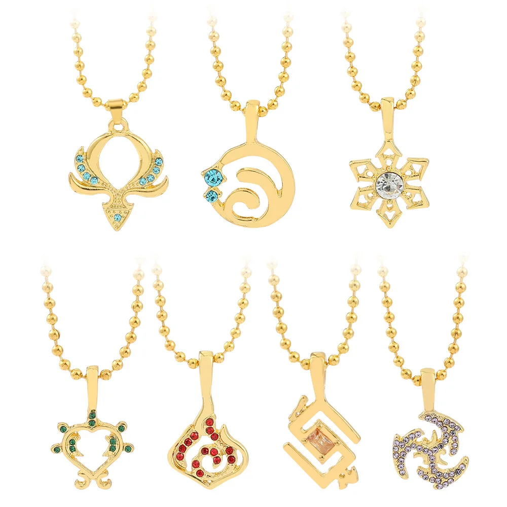 Genshin Impact Inspired Necklace Collection for Women & Man Fashion Geo Anemo Pyro Alloy Necklace Jewelry Gift
Genshin Impact Inspired Necklace Collection for Women & Man Fashion Geo Anemo Pyro Alloy Necklace Jewelry Gift