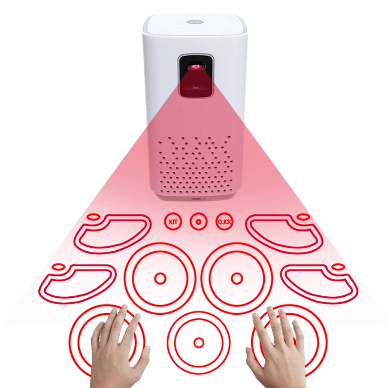 Novelty Smartphones Laser Projection Jazz Drum Kit Virtual Electronic Drum Keyboard Computer Projected Drum Set
Novelty Smartphones Laser Projection Jazz Drum Kit Virtual Electronic Drum Keyboard Computer Projected Drum Set