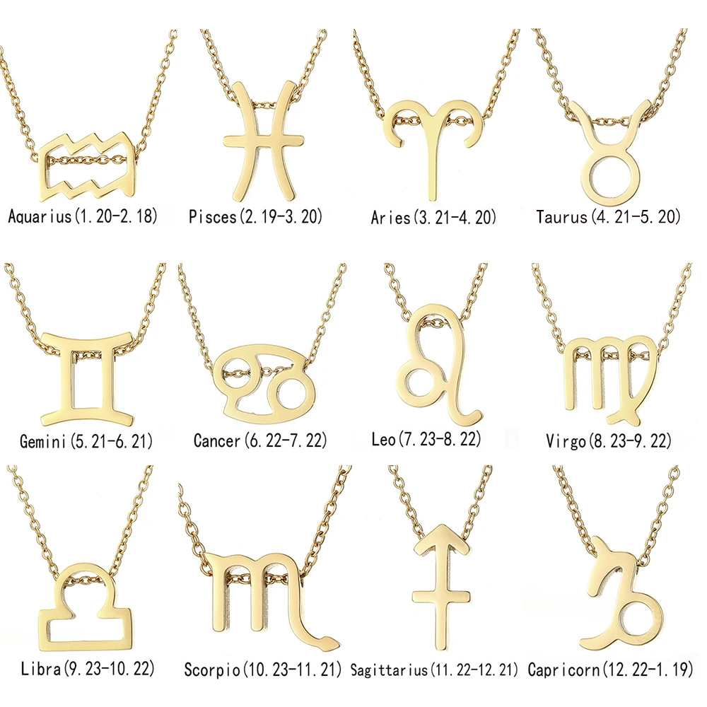 Bipin 316L Stainless Steel 12 Zodiac Pendant 3D Stereo Pendant For Making Necklace and Bracelet Direct Sale Wholesale
Bipin 316L Stainless Steel 12 Zodiac Pendant 3D Stereo Pendant For Making Necklace and Bracelet Direct Sale Wholesale