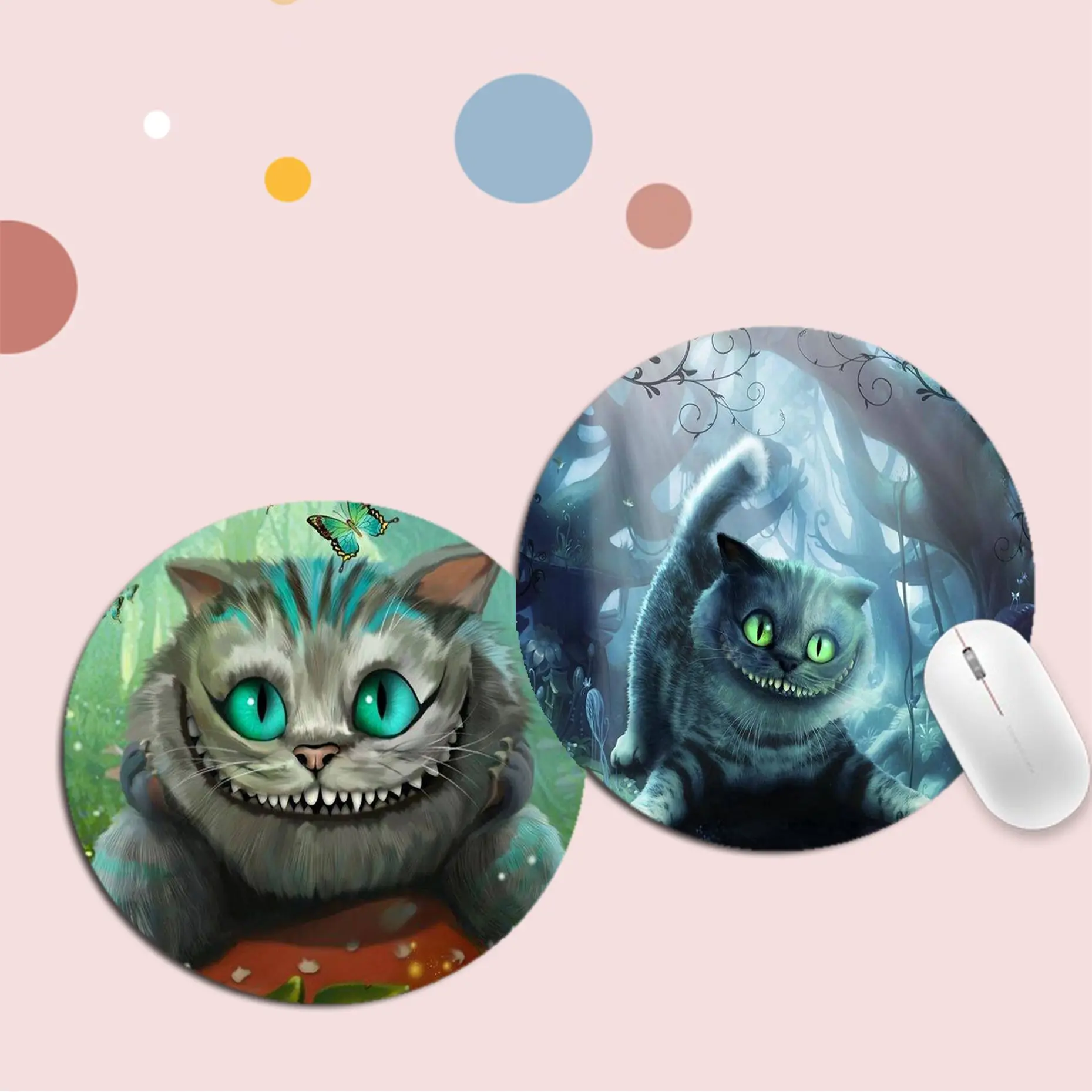 Disney Alice In Wonderland Cheshire Cat INS Tide Round Keyboard Mat Students Desktop Mousepad Cup Mats Office Desk Accessories
Disney Alice In Wonderland Cheshire Cat INS Tide Round Keyboard Mat Students Desktop Mousepad Cup Mats Office Desk Accessories