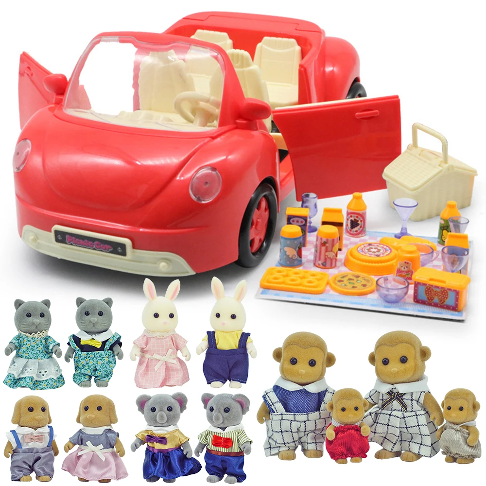 Forest Animal Family Red Car Elephant Action Figure Furniture Autobus 1:12 Dollhouse Pretend Play House Toy Girl Birthday Gift
Forest Animal Family Red Car Elephant Action Figure Furniture Autobus 1:12 Dollhouse Pretend Play House Toy Girl Birthday Gift